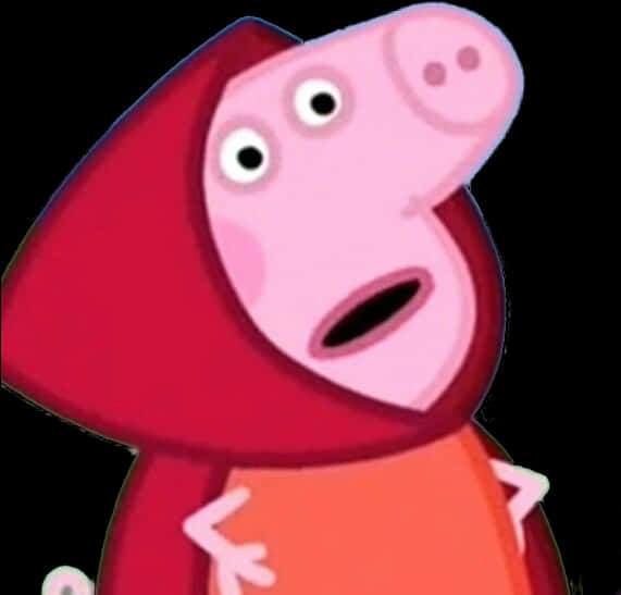 Peppa_ Pig_ Surprised_ Expression PNG Image