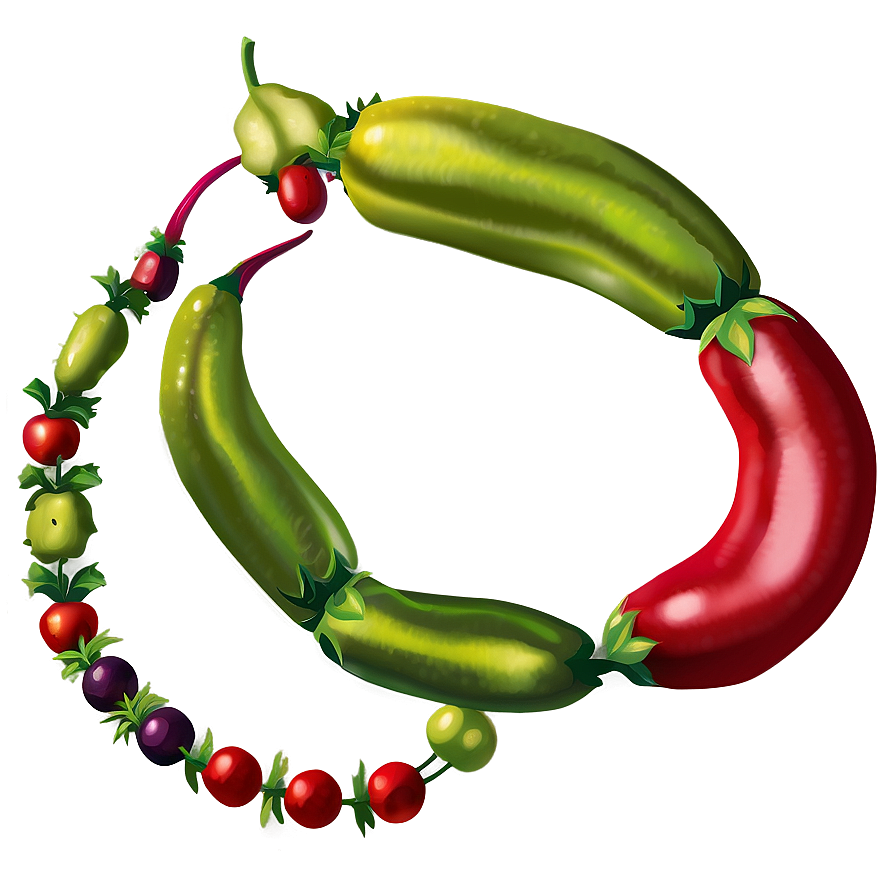 Pepper Garland Png 05242024 PNG Image