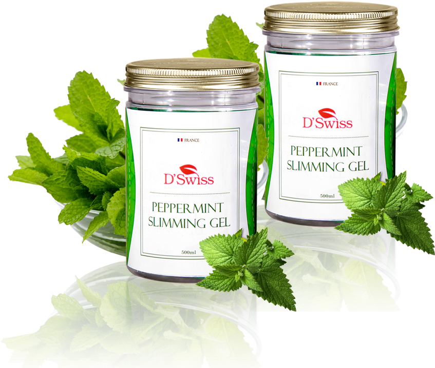 Peppermint Slimming Gel Product Display PNG Image