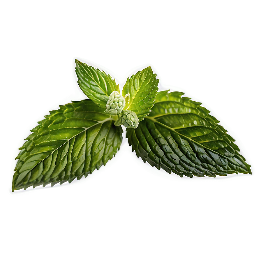 Peppermint Tea Leaf Png Tel PNG Image