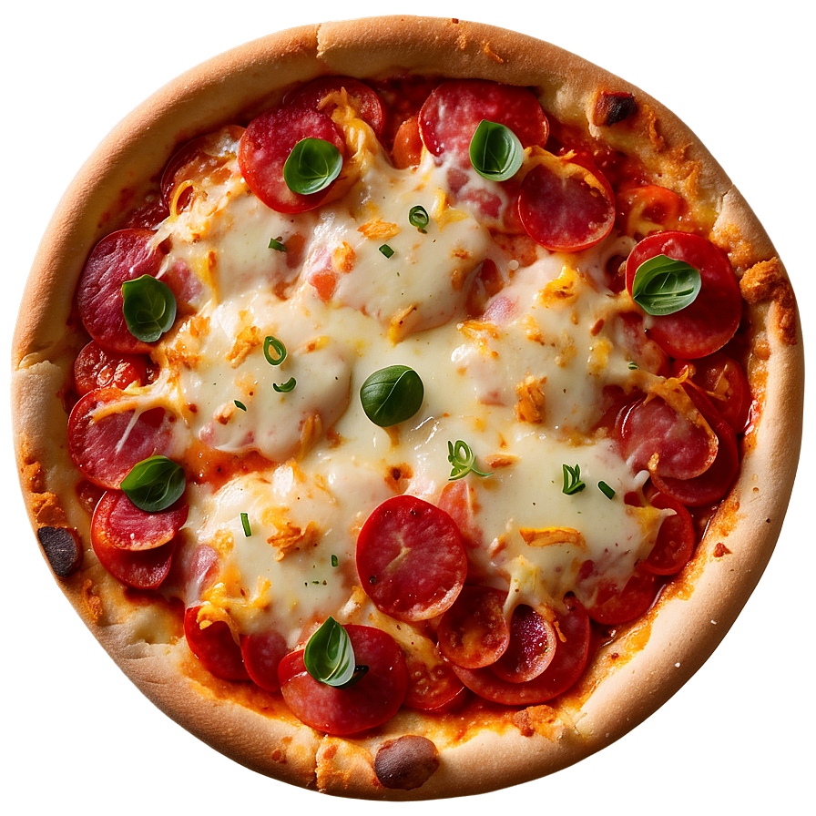 Pepperoni Pizza On Plate Png 06122024 PNG Image