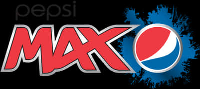 Pepsi Max_ Logo_with_ Splash_ Background PNG Image