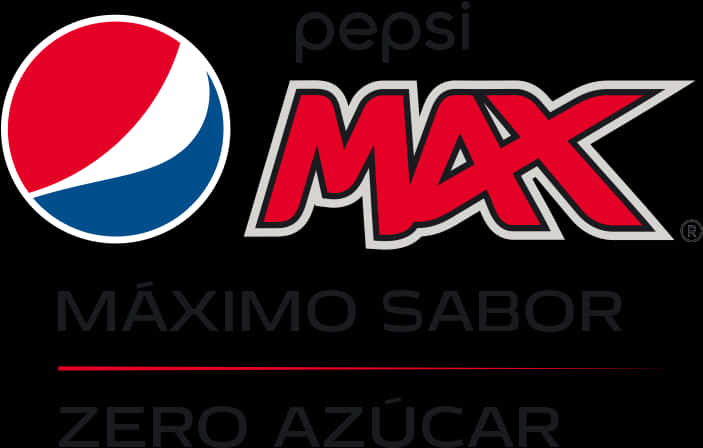 Pepsi Max Logowith Slogan PNG Image