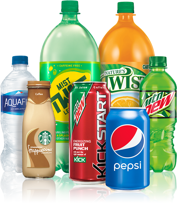 Pepsi Product Variety PNG Image