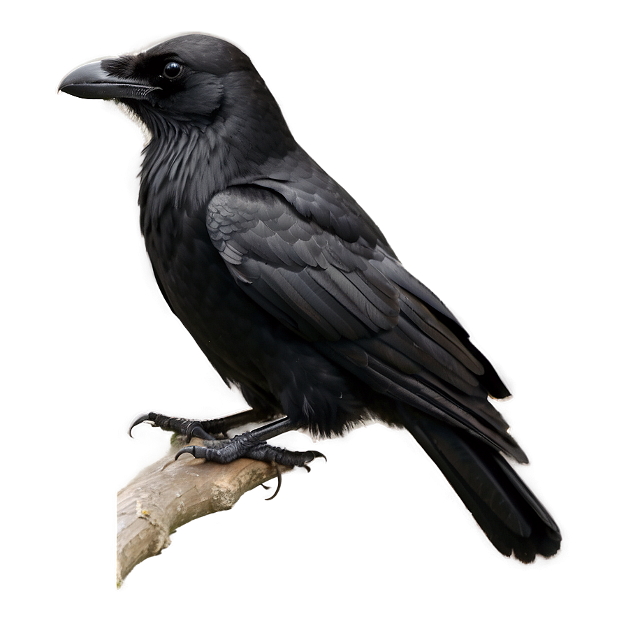 Perched Crow Png 93 PNG Image