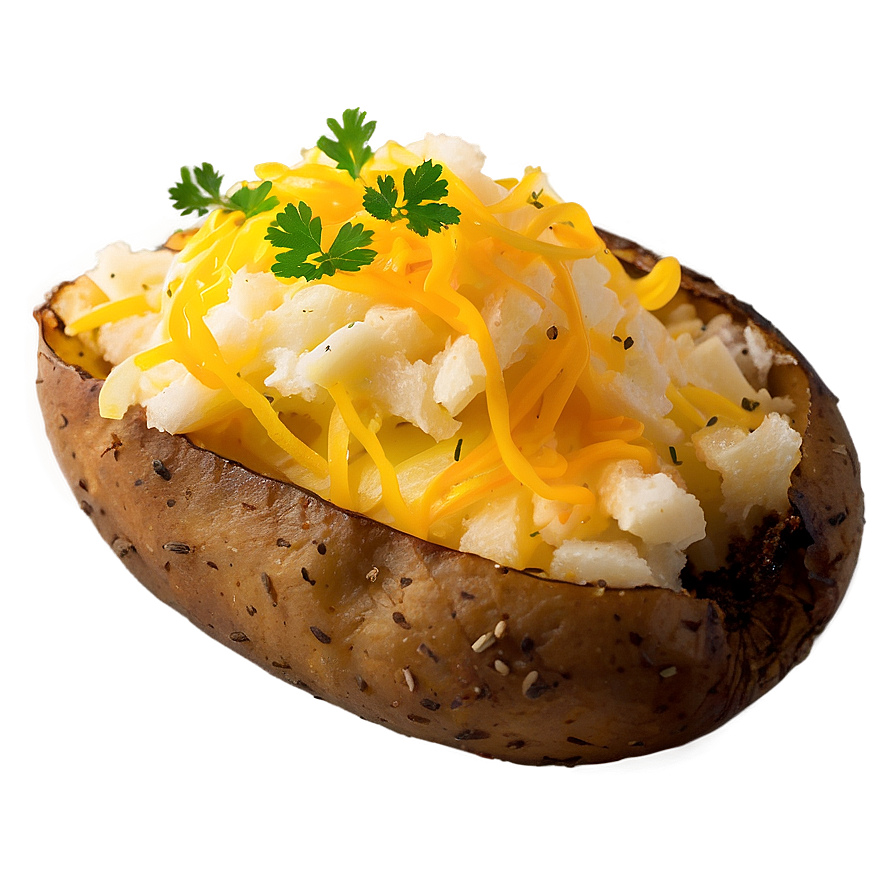 Perfect Baked Potato Recipe Png Eow PNG Image