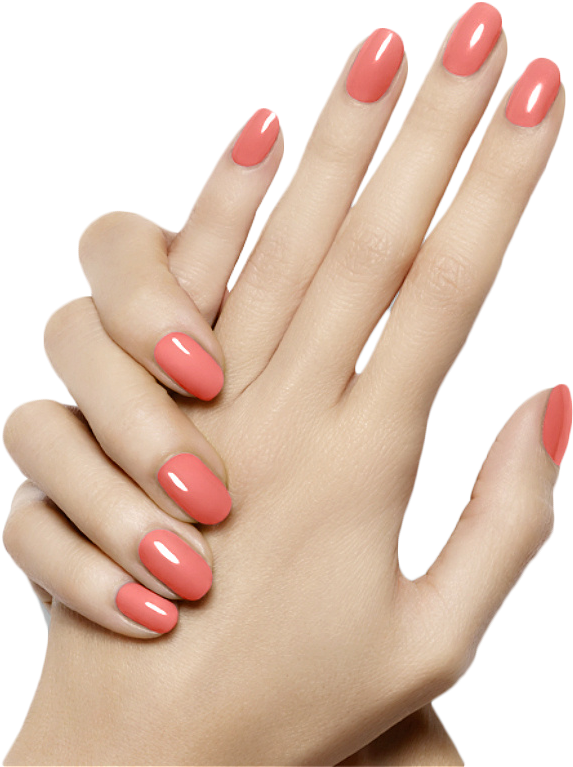 Perfect Manicure Coral Polish PNG Image