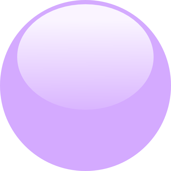 Perfect Purple Soap Bubble PNG Image