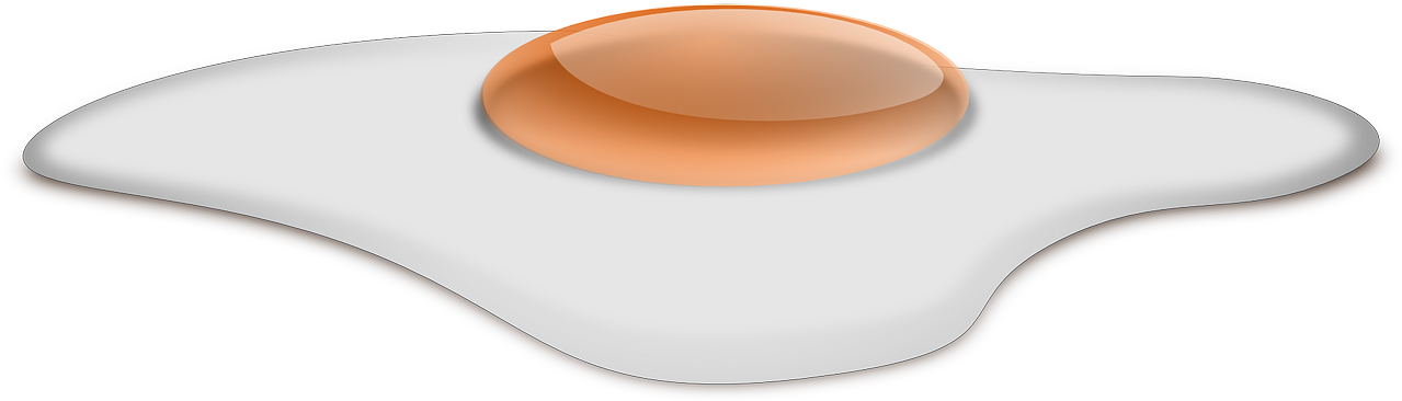 Perfectly Fried Egg Graphic PNG Image