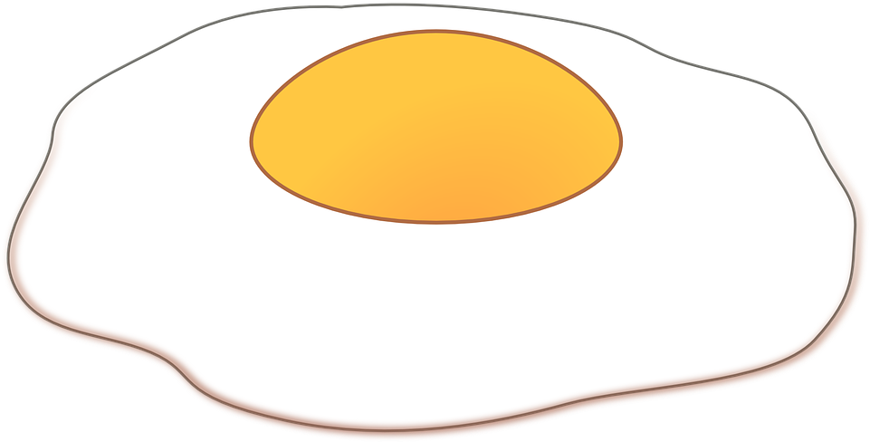 Perfectly Fried Egg Illustration.png PNG Image