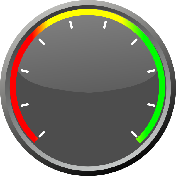 Performance Meter Graphic PNG Image