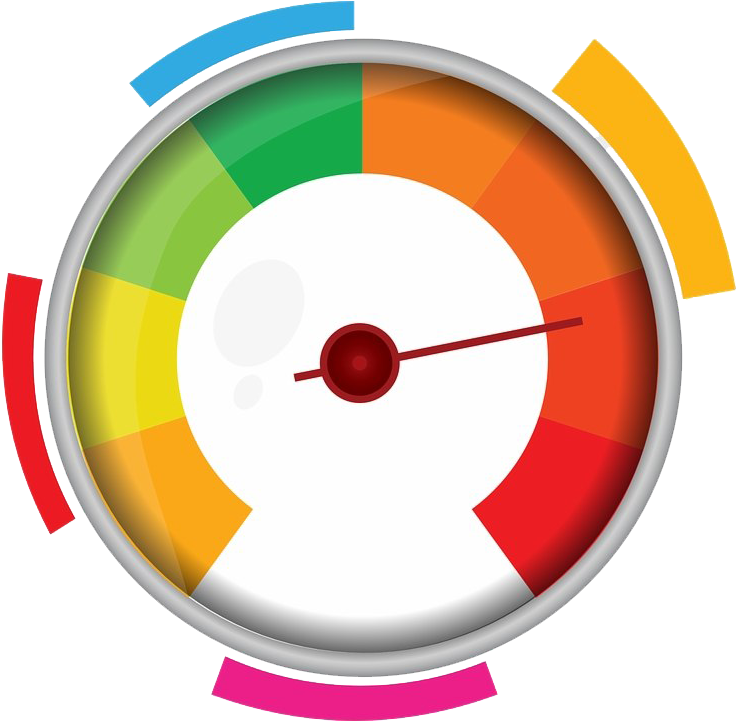 Performance Meter Graphic PNG Image