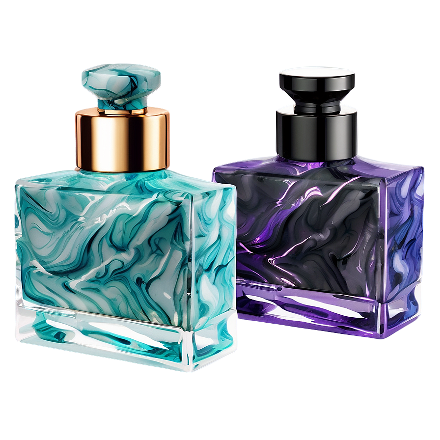 Perfume Bottle With Marble Effect Png 57 PNG Image