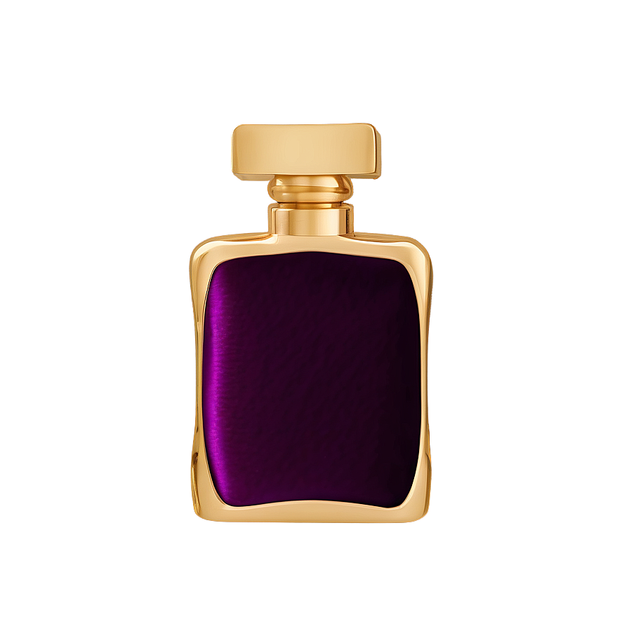 Perfume Bottle With Velvet Pouch Png 06212024 PNG Image