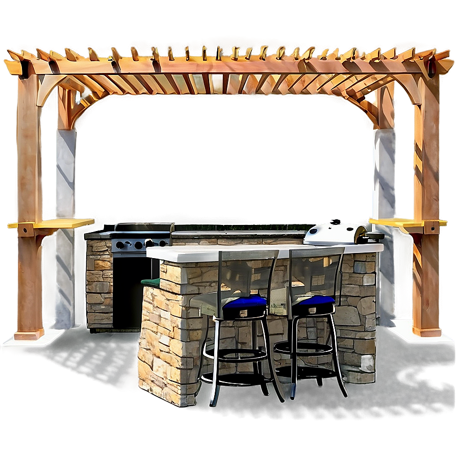 Pergola For Outdoor Kitchen Png 61 PNG Image