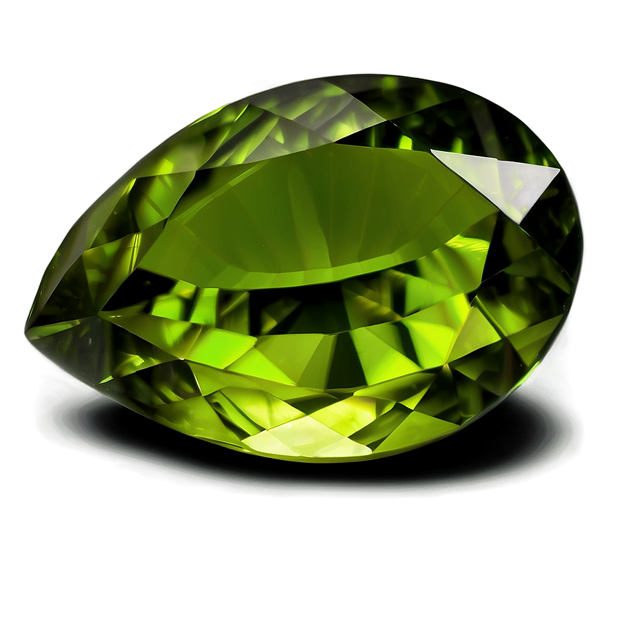 Peridot On White Background Png Dcj2 PNG Image