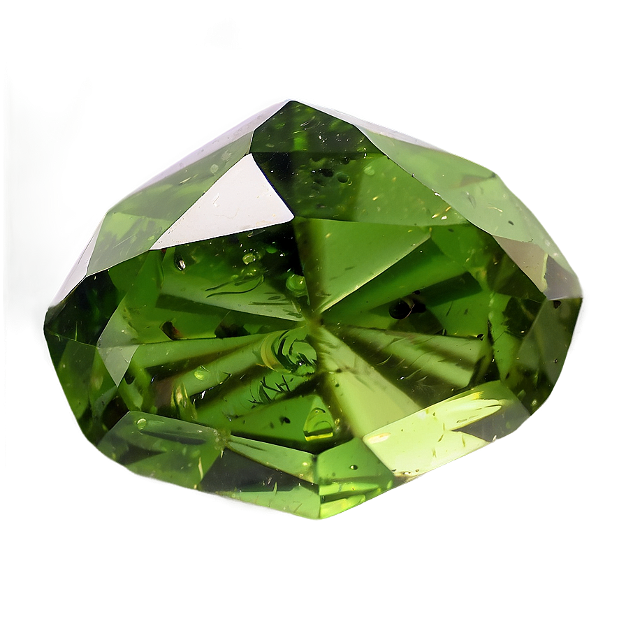 Peridot With Inclusions Png Xsq18 PNG Image