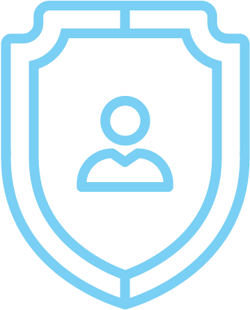 Person Iconon Shield PNG Image