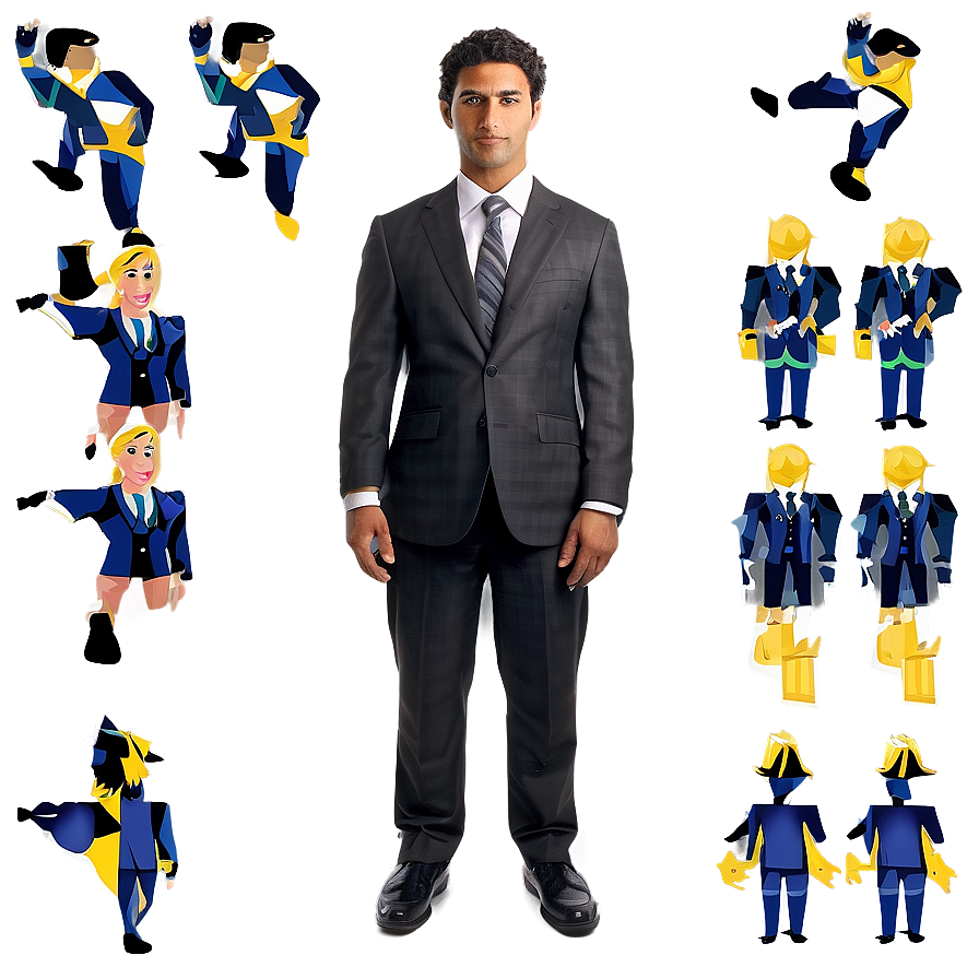 Person In Suit Png 16 PNG Image