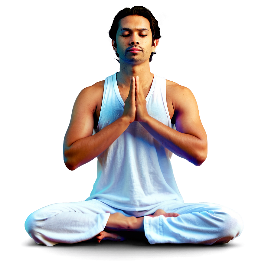 Person Meditating Png Emk PNG Image