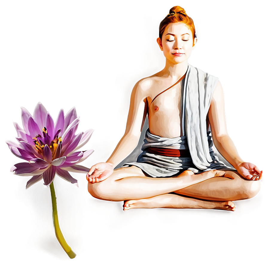 Person Meditating Png Uls PNG Image