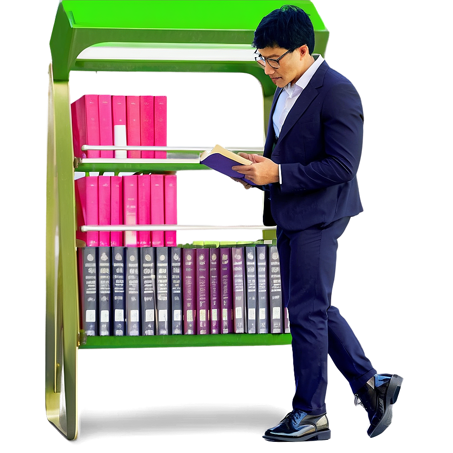 Person Reading Book Png Ssf PNG Image