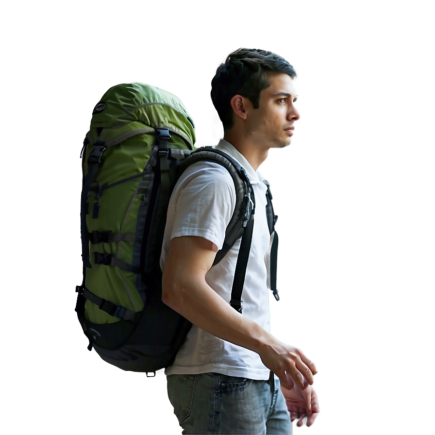 Person With Backpack Png Sfk24 PNG Image