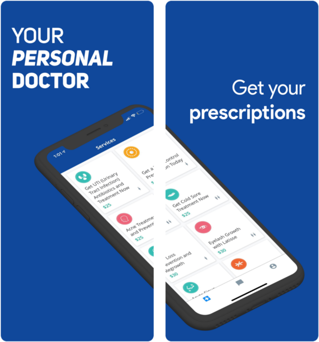 Personal Doctor App Prescription Service PNG Image