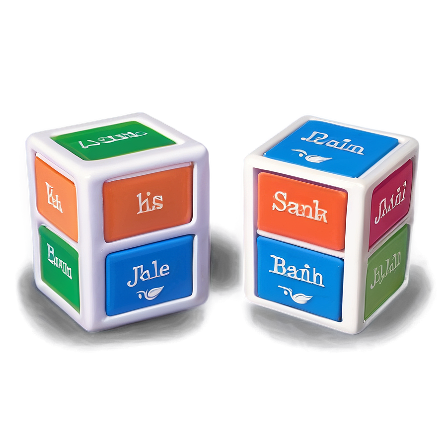 Personalized Baby Blocks Png Hko PNG Image