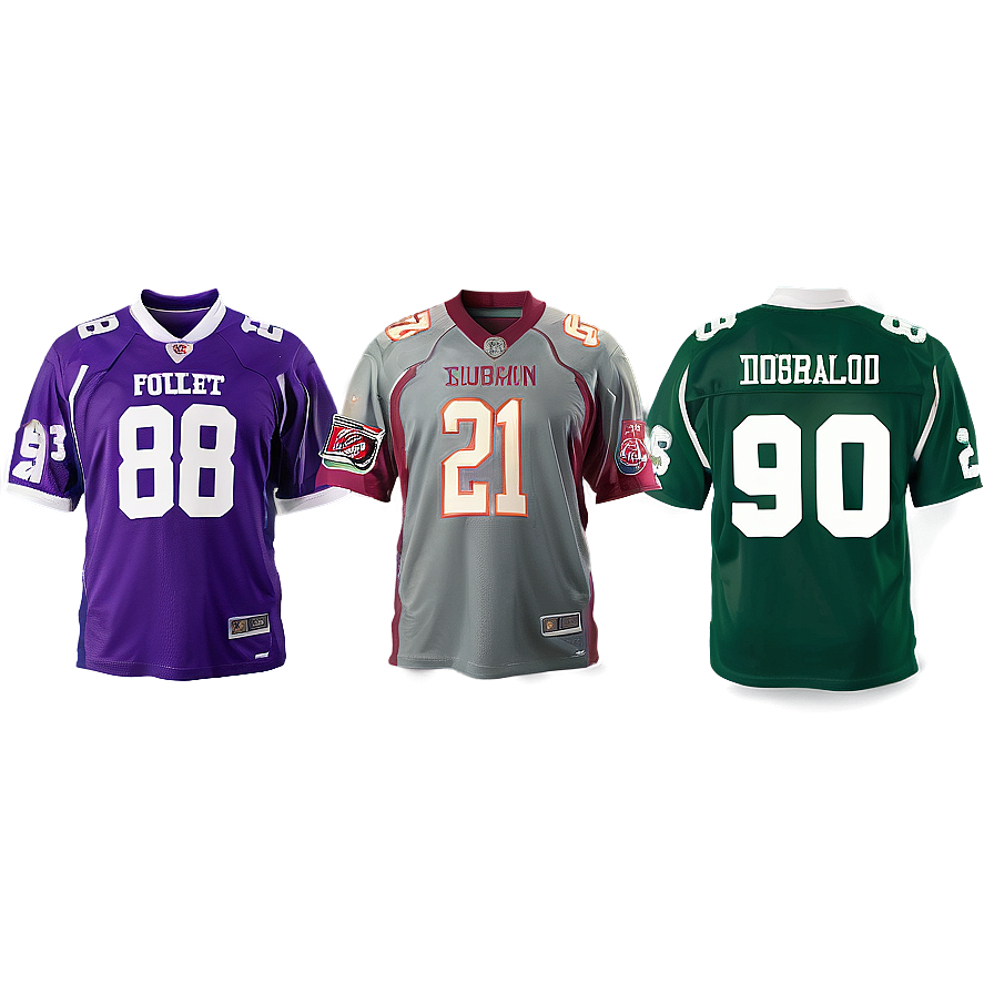 Personalized Football Jersey Png 12 PNG Image