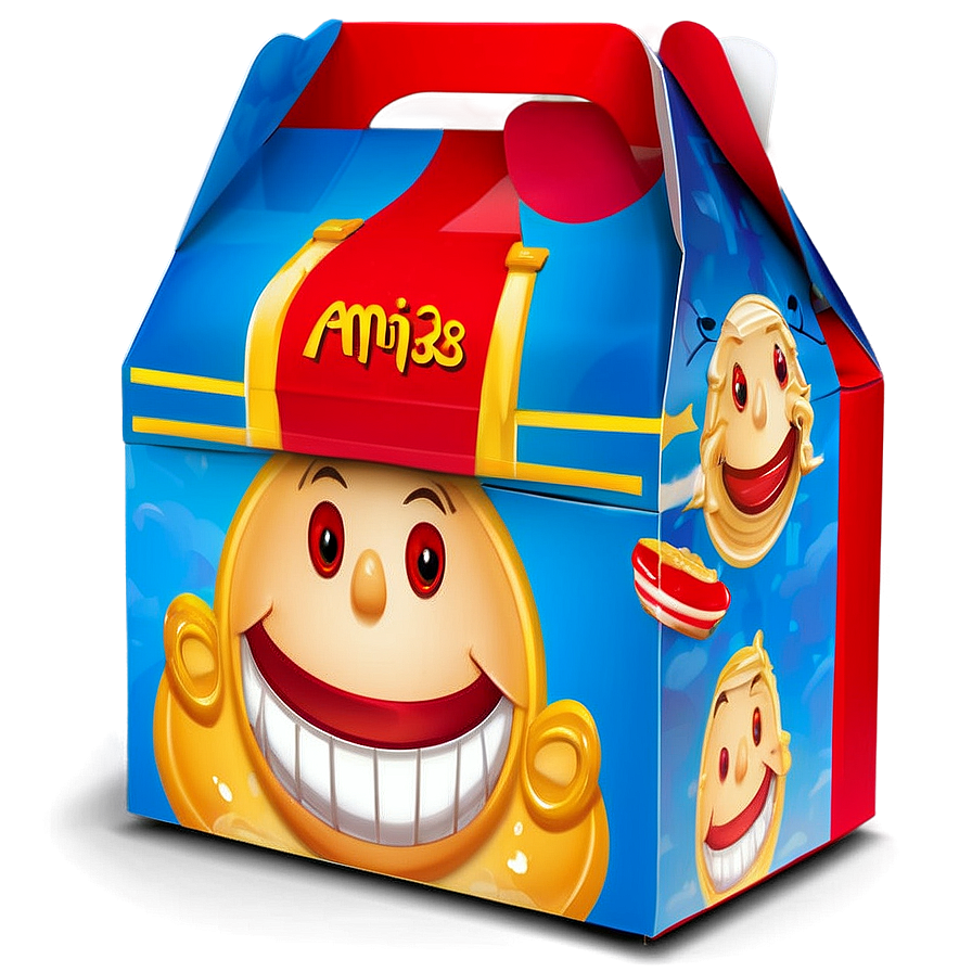 Personalized Happy Meal Box Art Png Kue PNG Image