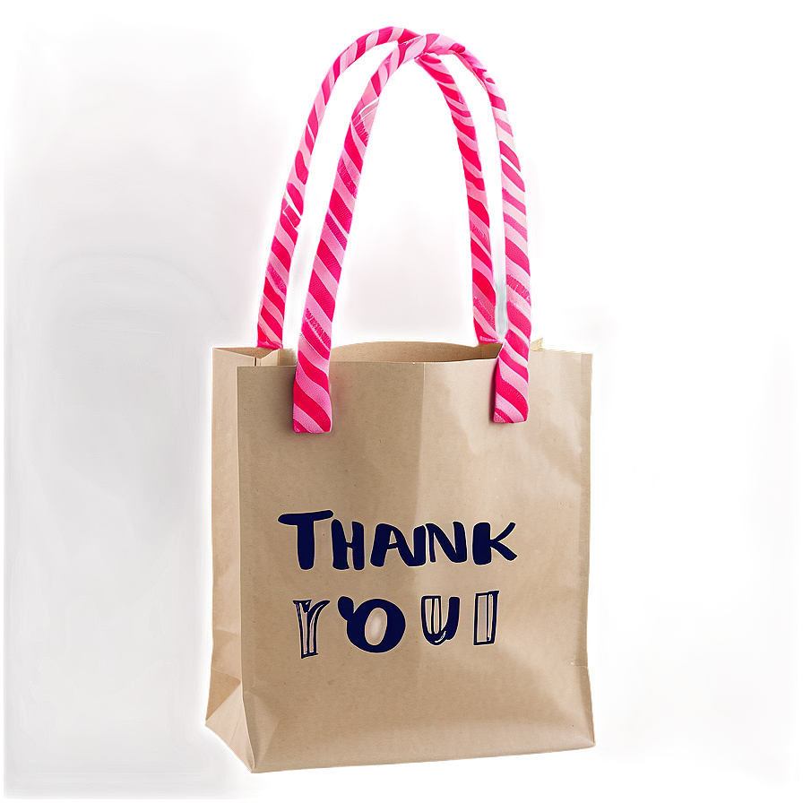 Personalized Thank You Bag Png 06292024 PNG Image