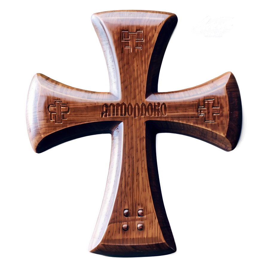 Personalized Wooden Cross Png Nhr PNG Image