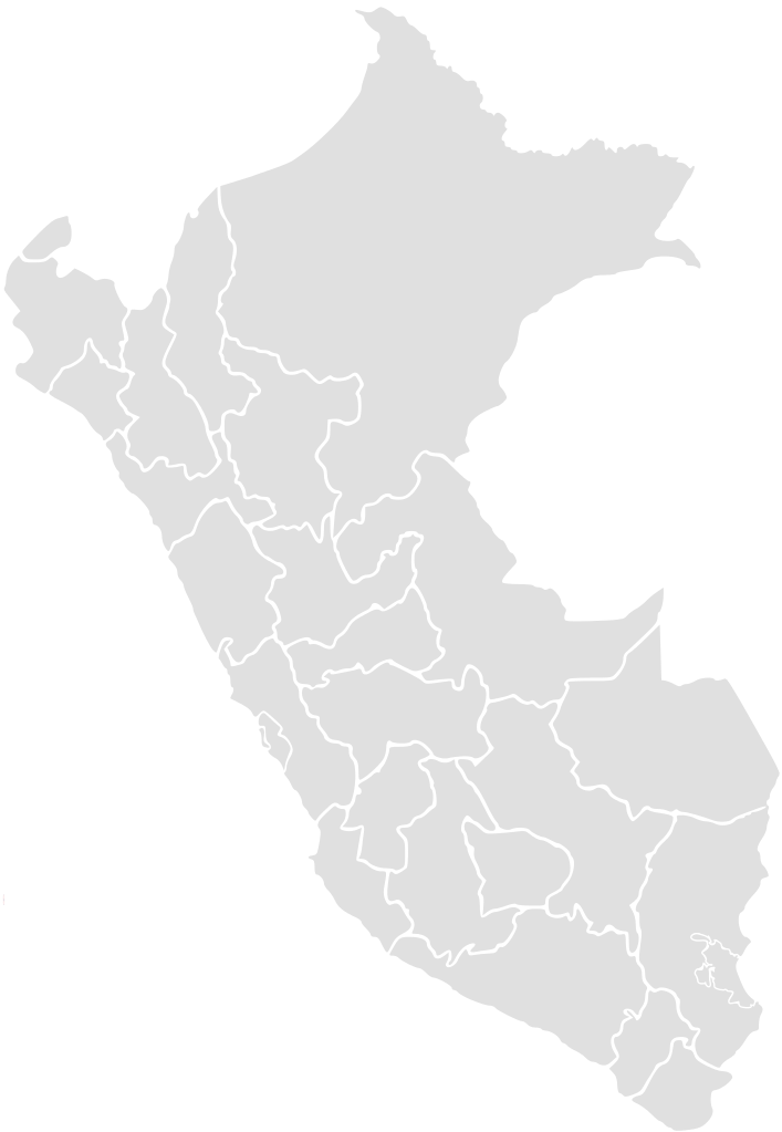 Peru Administrative Divisions Outline PNG Image