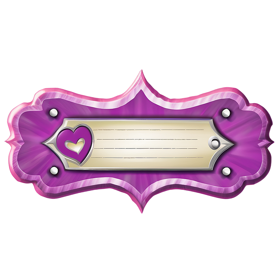 Pet Name Plate Png 89 PNG Image