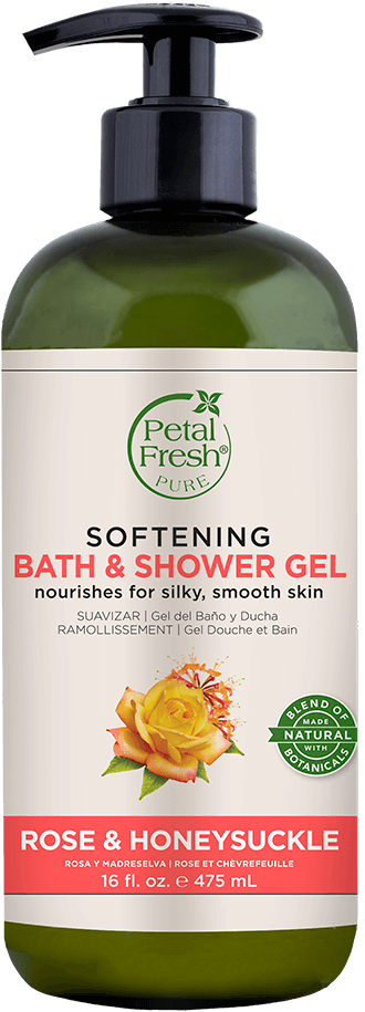 Petal Fresh Rose Honeysuckle Shower Gel PNG Image