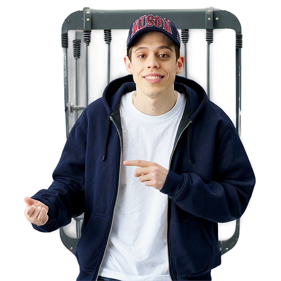 Pete Davidson Behind The Scenes Png Key PNG Image