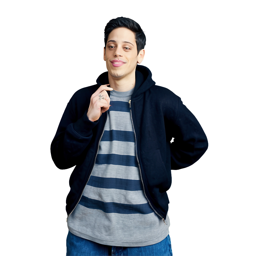 Pete Davidson In Hoodie Png 06252024 PNG Image