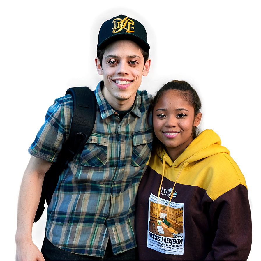 Pete Davidson With Fans Png 27 PNG Image