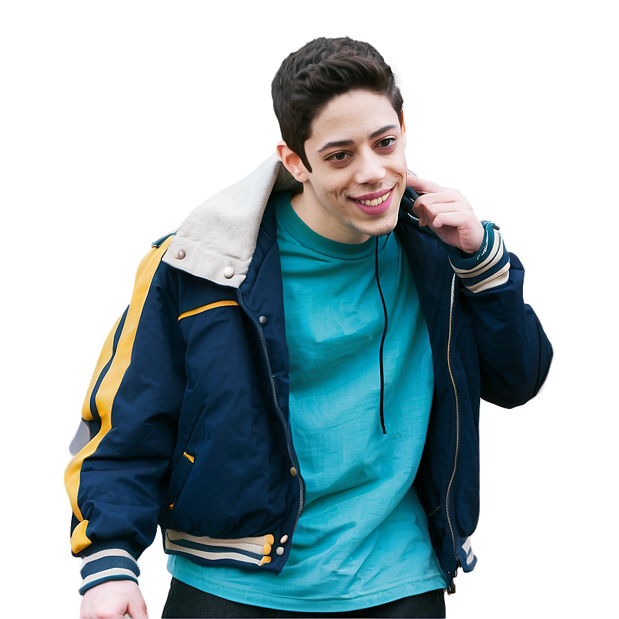 Pete Davidson With Fans Png 7 PNG Image