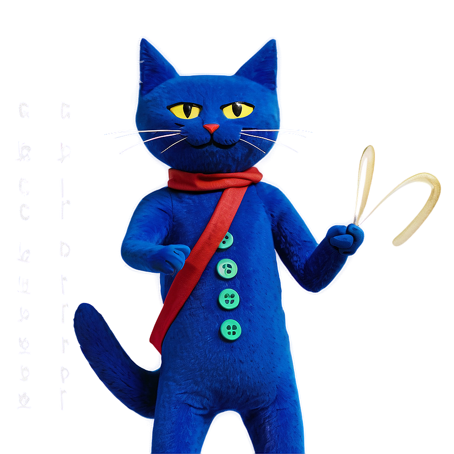 Pete The Cat And His Four Groovy Buttons Png 89 PNG Image