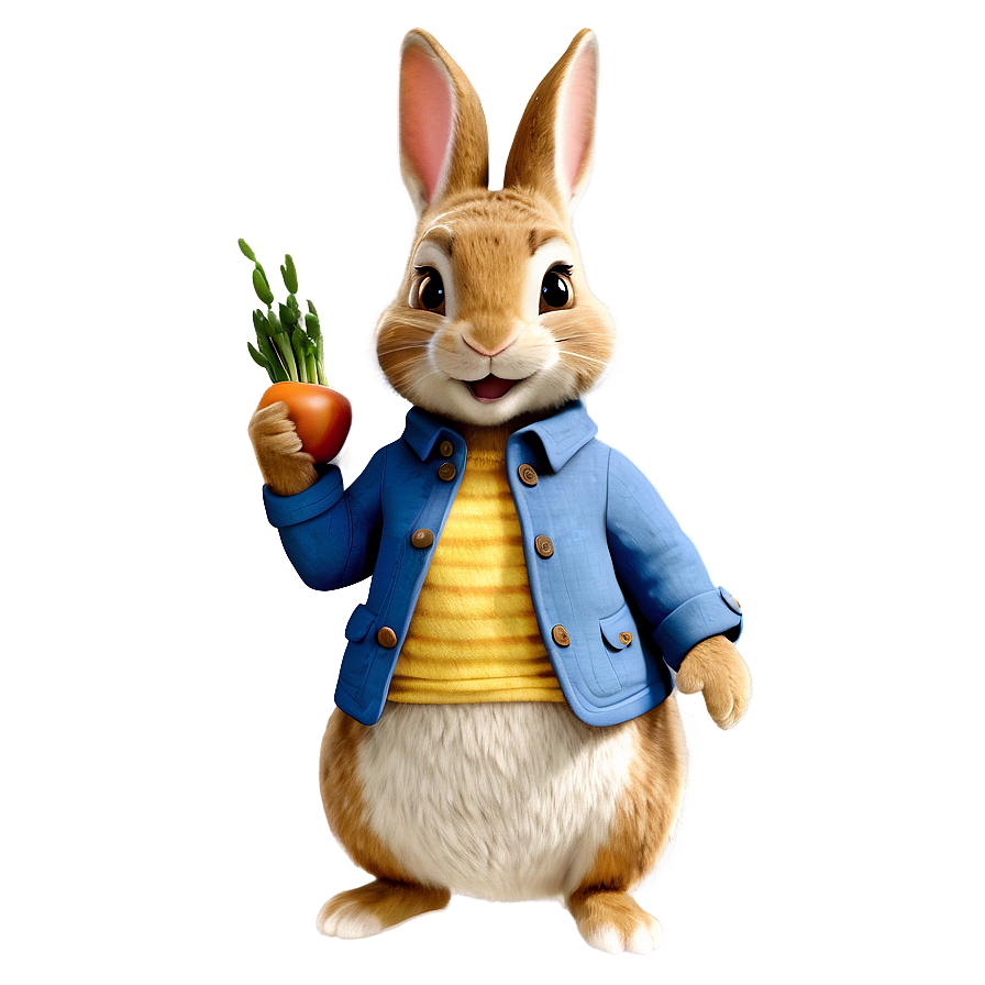 Peter Rabbit And The Big Fish Png Nwa PNG Image