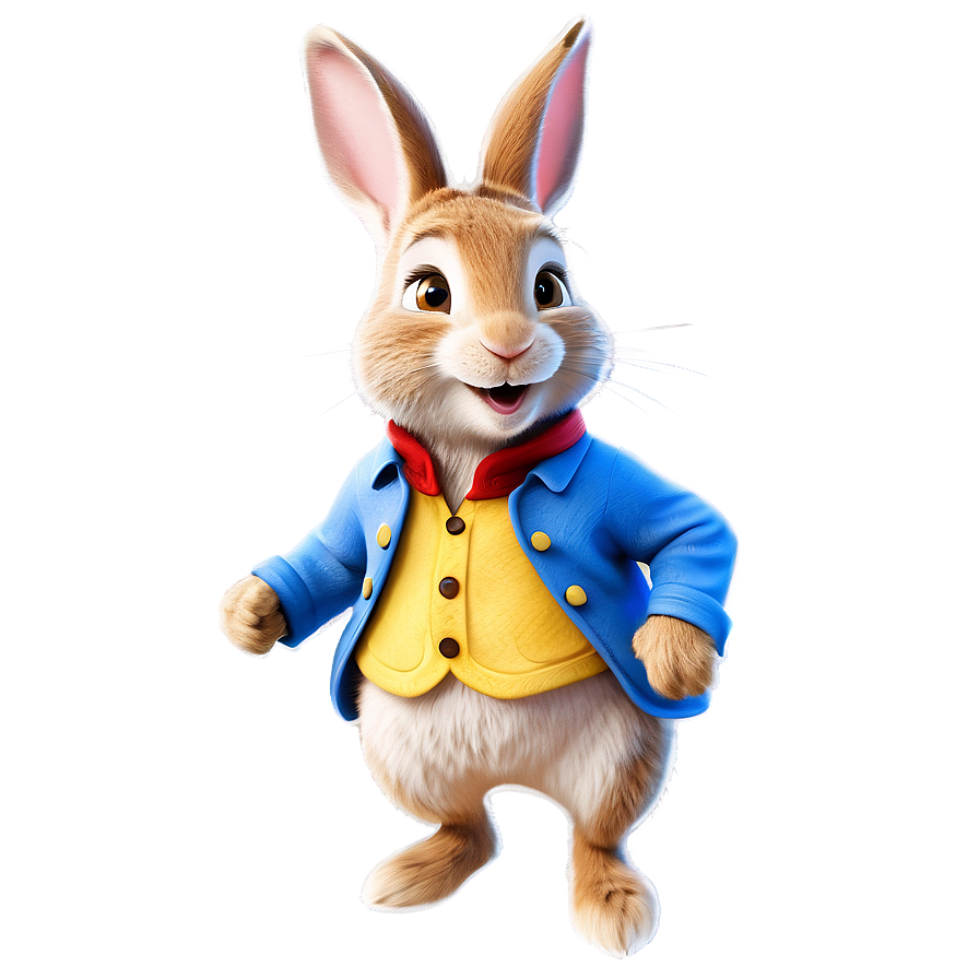 Peter Rabbit Cartoon Design Png Xie PNG Image