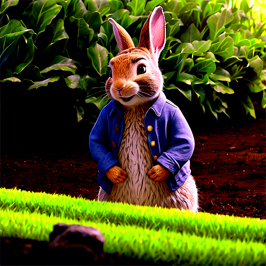 Peter Rabbit In Garden Png 06262024 PNG Image