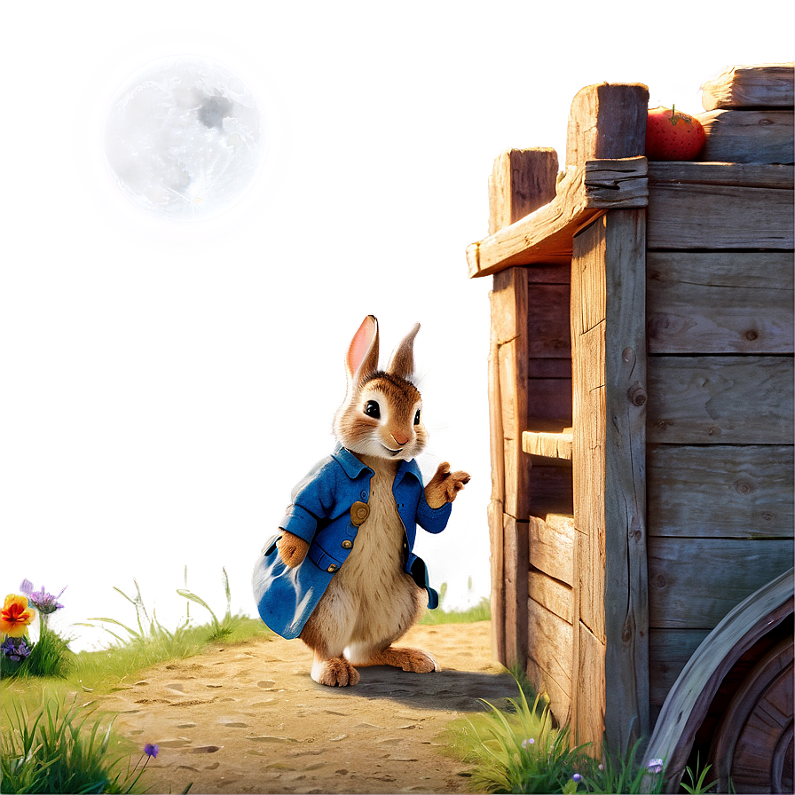 Peter Rabbit In The Moonlight Png 48 PNG Image