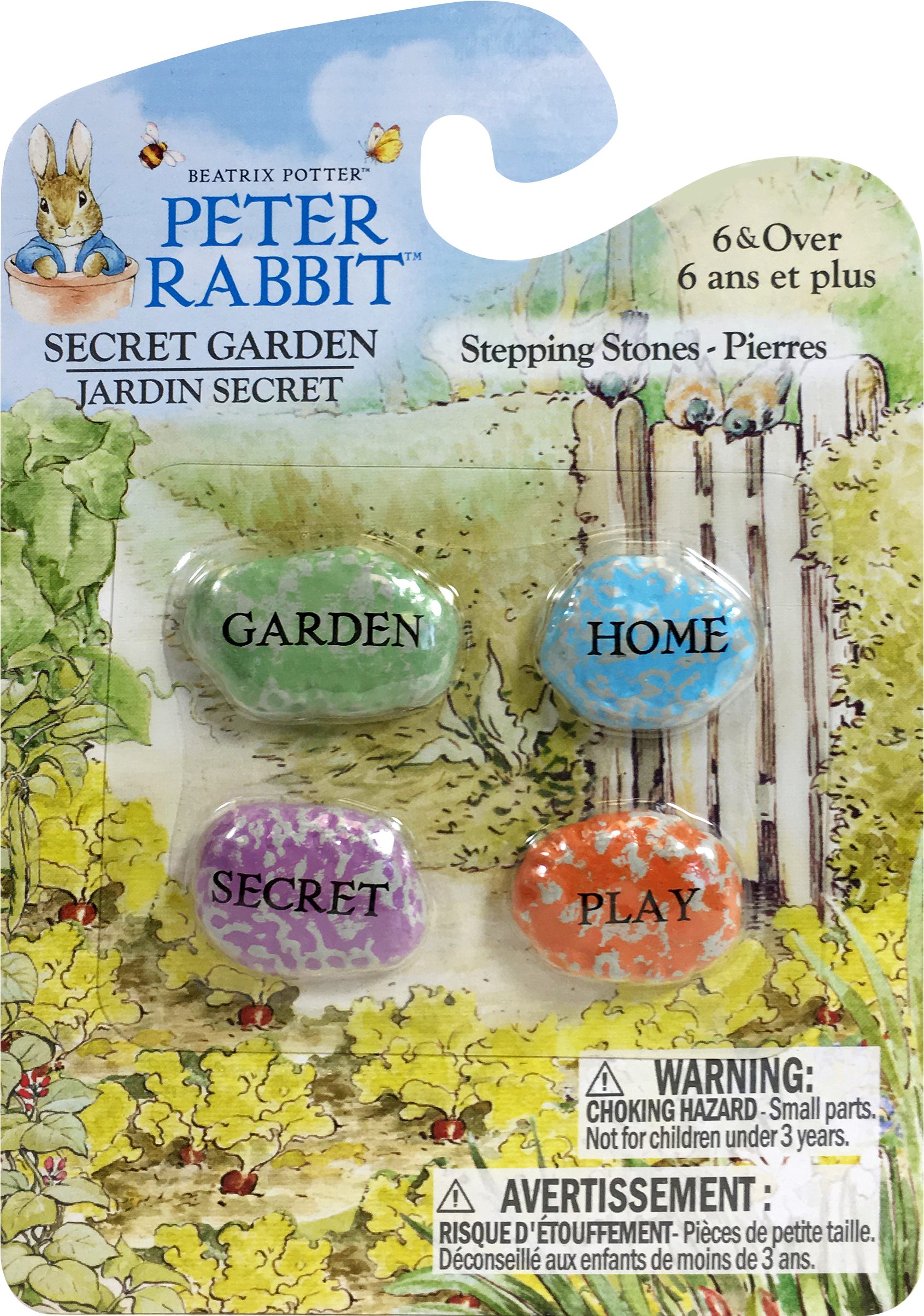 Peter Rabbit Secret Garden Stepping Stones PNG Image