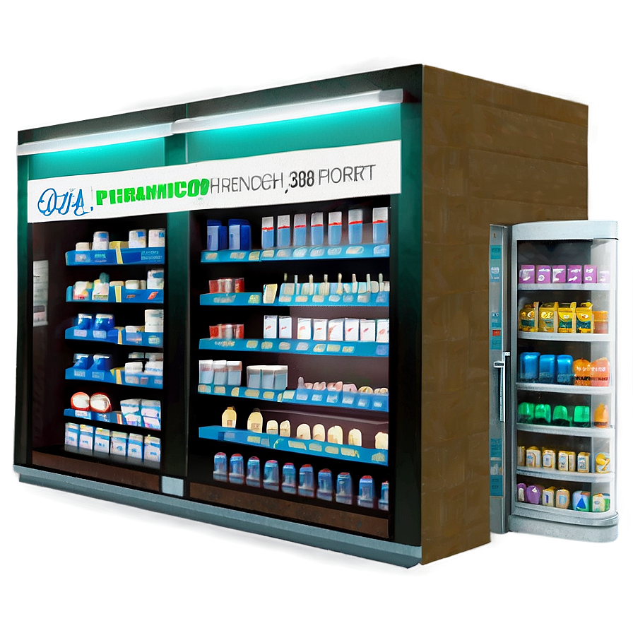 Pharmacy Inside Supermarket Png Fko PNG Image