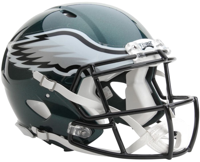 Philadelphia Eagles Football Helmet PNG Image