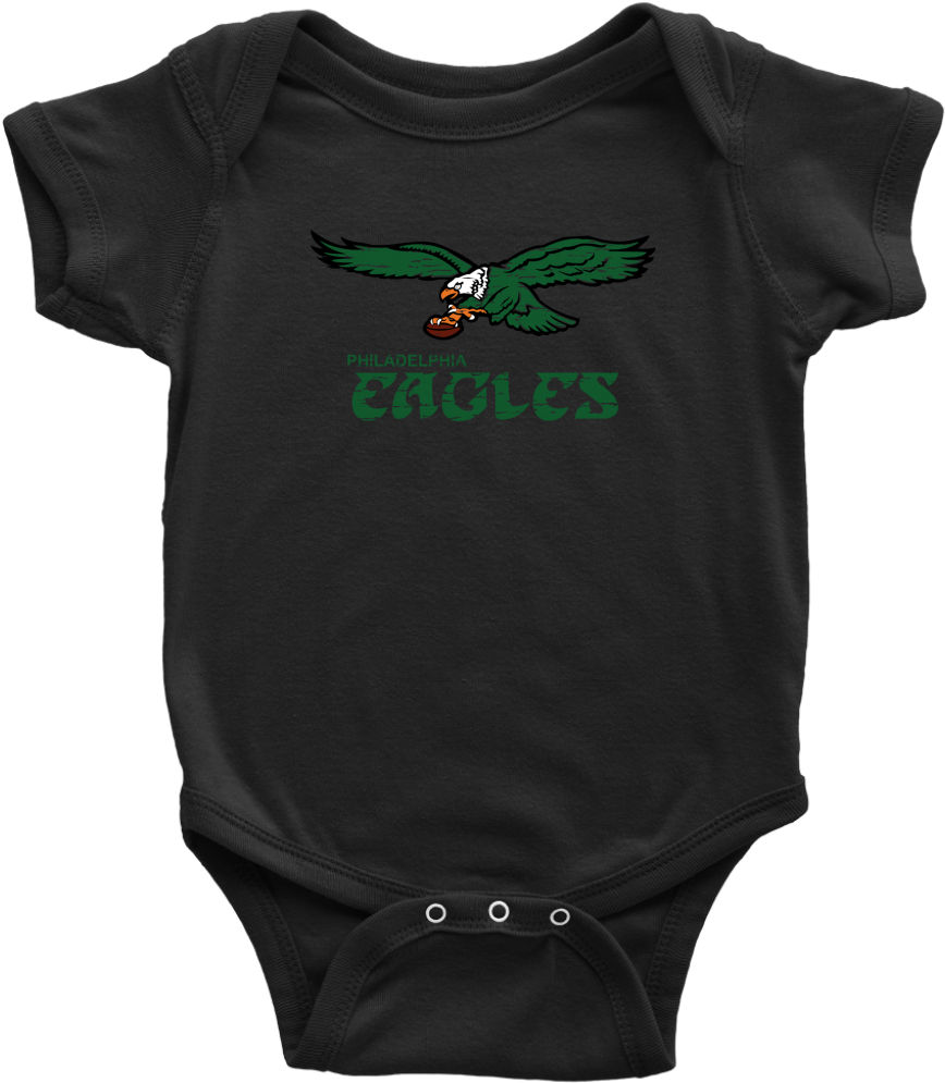 Philadelphia Eagles Infant Bodysuit PNG Image