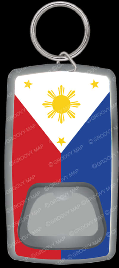 Philippine Flag Keychain PNG Image